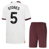 Officiële Voetbalshirt + Korte Broek Manchester City Stones 5 Uit 2023-24 - Kids